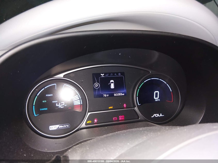 2016 Kia Soul Ev VIN: KNDJP3AE5G7016272 Lot: 45015199