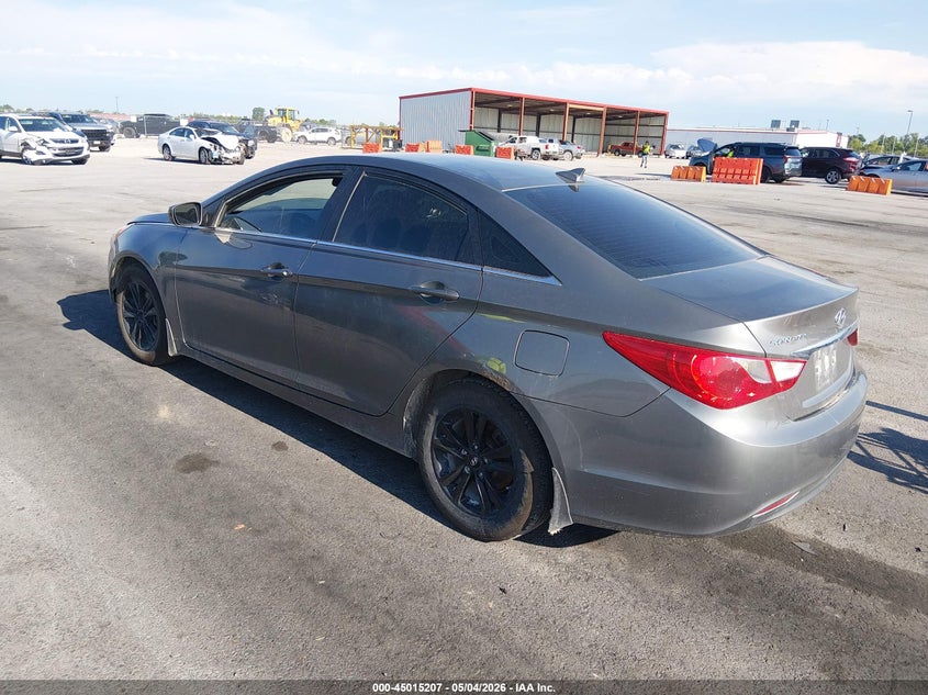 2012 Hyundai Sonata 2.4 Gls grey Lot 111045015207 Vin 5NPEB4AC3CH437594