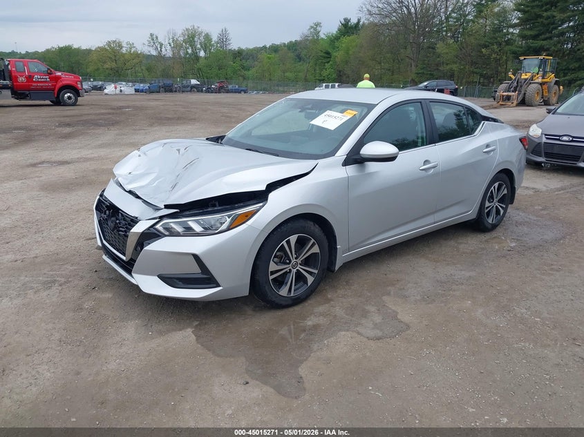 2022 Nissan Sentra Sv Xtronic Cvt 3N1AB8CV3NY283725 photo 1