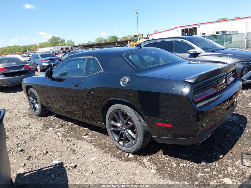 VIN: 2C3CDZGGXNH129007 2022 DODGE CHALLENGER SXT AWD