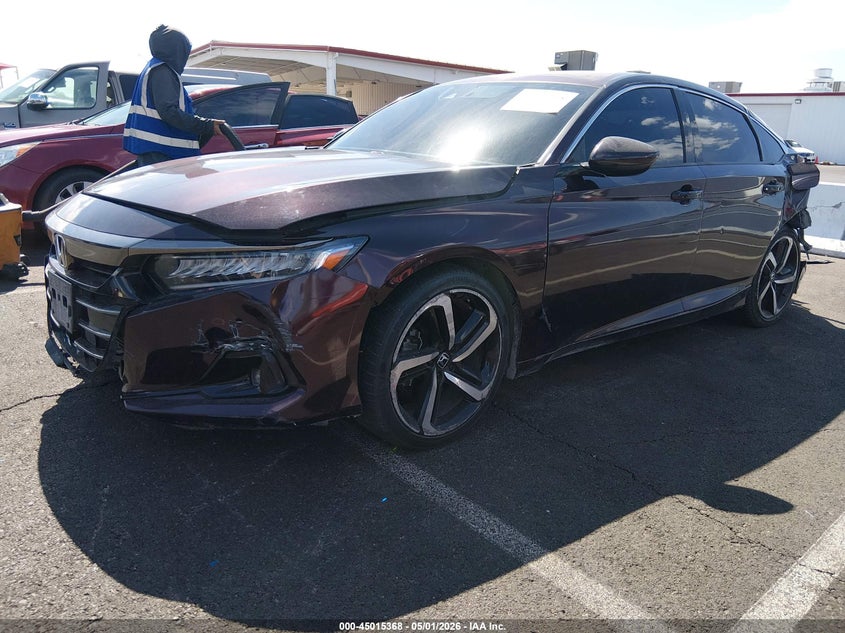 2022 HONDA ACCORD auction photo 2