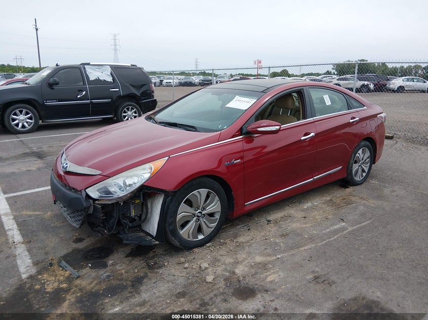 2015 Hyundai Sonata Hybrid Limited KMHEC4A41FA135749 photo 1