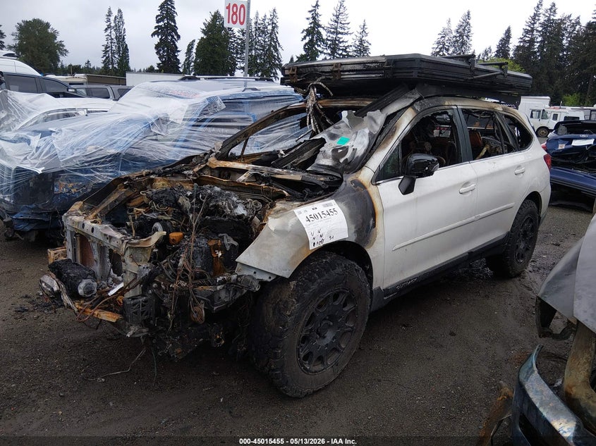 Vin: 4s4bsanc8f3329902, lot: 45512938, subaru outback 2.5i limited 20152