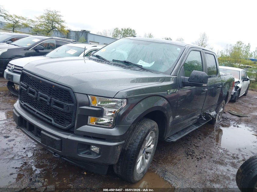 Vin: 1ftew1ep3hfc84104, lot: 45512940, ford f-150 xl 20172