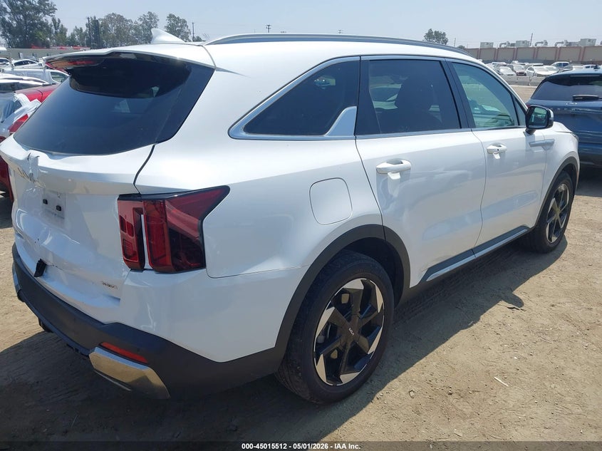 Vin: kndrjdjh7s5325122, lot: 45512995, kia sorento plug-in hybrid ex 20254