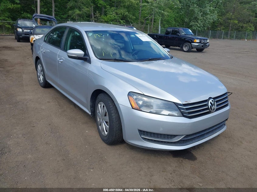 2013 VOLKSWAGEN PASSAT 2.5L S