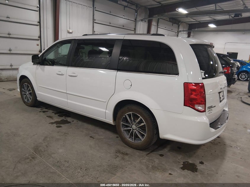 Vin: 2c4rdgcg7hr599865, lot: 45513133, dodge grand caravan sxt 20173