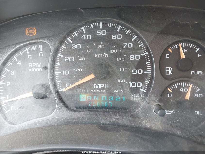 2002 CHEVROLET EXPRESS SPORT UTILITY VEHICLE 5.3L V-8 285HP