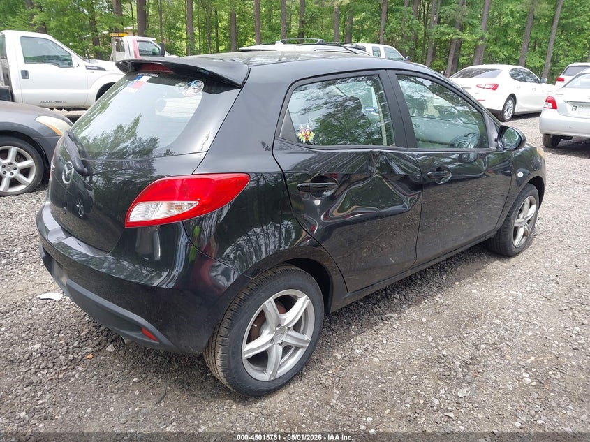 Vin: jm1de1ly2c0140792, lot: 45513234, mazda mazda2 touring 20124