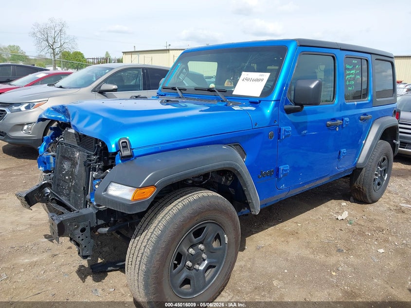 Vin: 1c4pjxdn0tw156213, lot: 45513492, jeep wrangler sport 20262