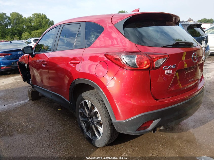 Vin: jm3ke2dy4g0747110, lot: 45513506, mazda cx-5 grand touring 20163