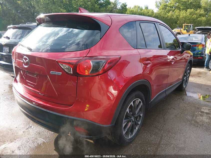 Vin: jm3ke2dy4g0747110, lot: 45513506, mazda cx-5 grand touring 20164