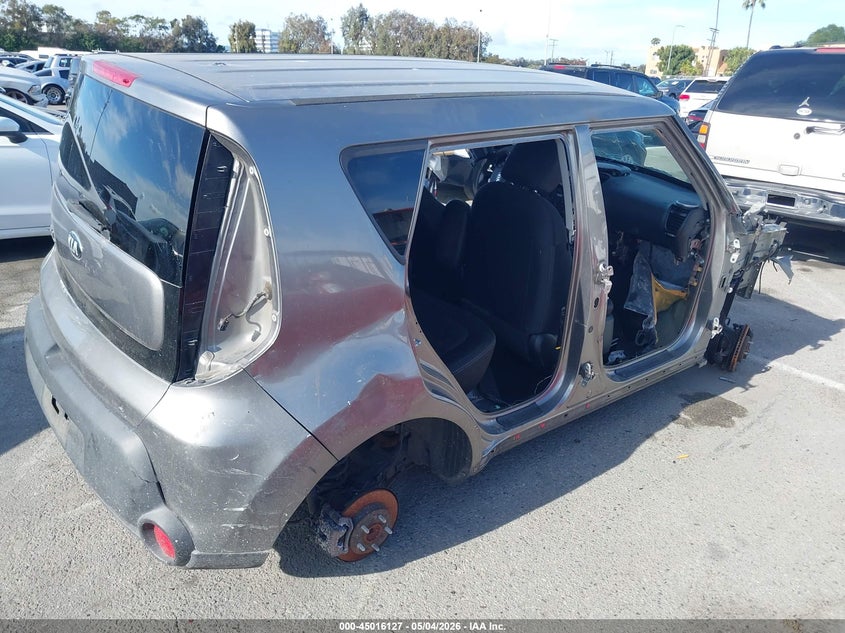 Vin: kndjn2a27g7341057, lot: 45513610, kia soul ! 20164