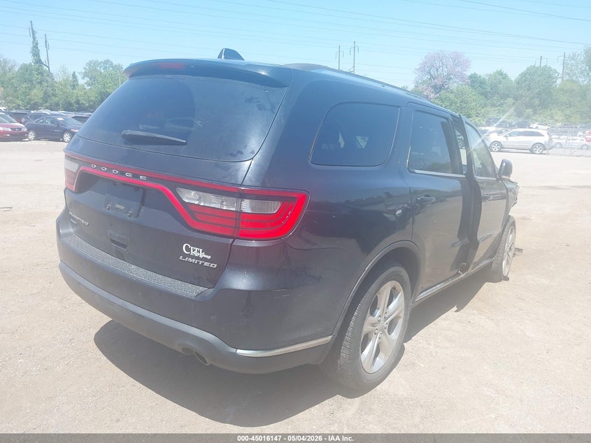 Vin: 1c4rdjdg4fc917670, lot: 45513630, dodge durango limited 20154