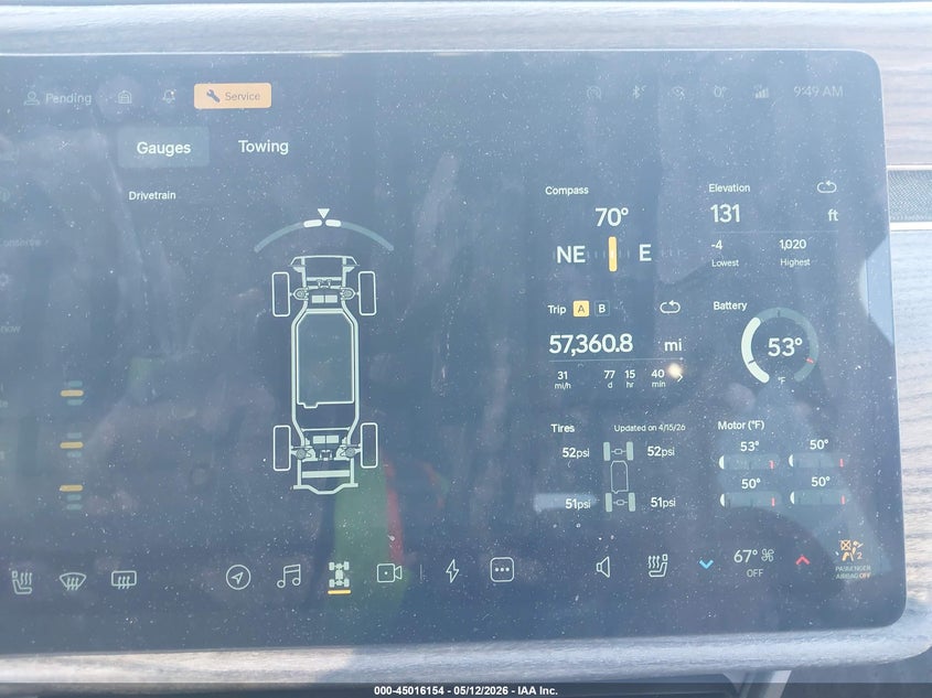 2022 Rivian R1T Adventure VIN: 7FCTGAAA2NN011530 Lot: 45016154