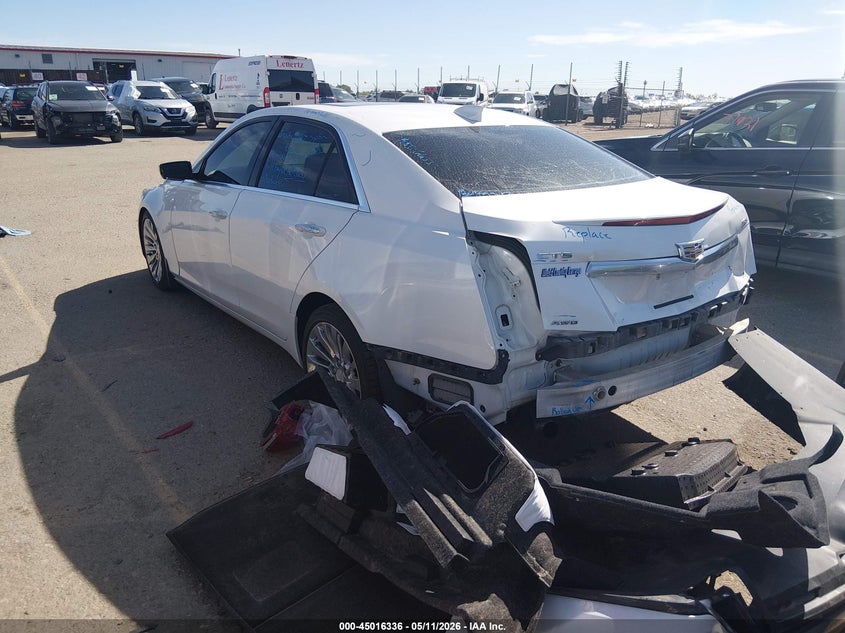 Vin: 1g6ax5ss6k0141530, lot: 45513818, cadillac cts luxury 20193