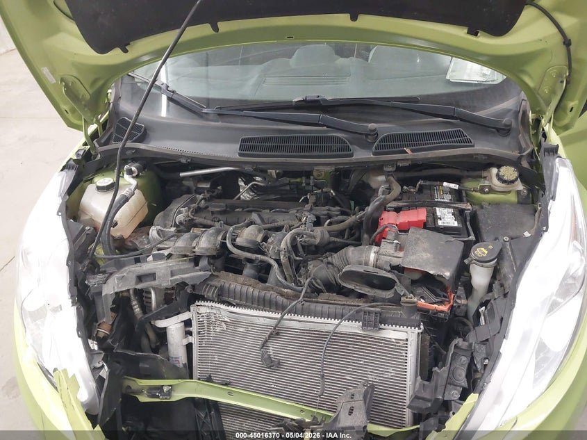 2011 Ford Fiesta 1.6 Ses green Lot 111045016370 Vin 3FADP4FJ3BM131837
