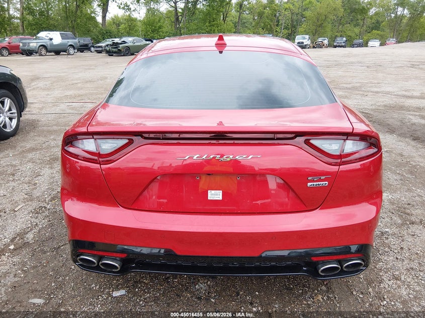 2018 Kia Stinger Gt2 VIN: KNAE55LC8J6019076 Lot: 45016455