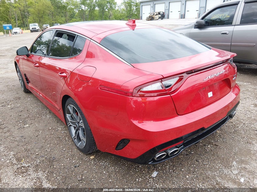 Vin: knae55lc8j6019076, lot: 45513938, kia stinger gt2 20183