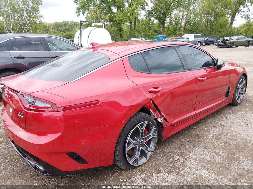 2018 Kia Stinger Gt2 VIN: KNAE55LC8J6019076 Lot: 45016455