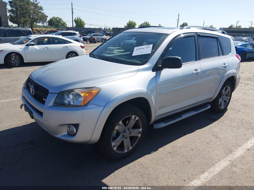 2012 Toyota Rav 4 3.5 Rav4 Sport V6 silver Lot 111045016725 Vin 2T3WK4DV2CW015892
