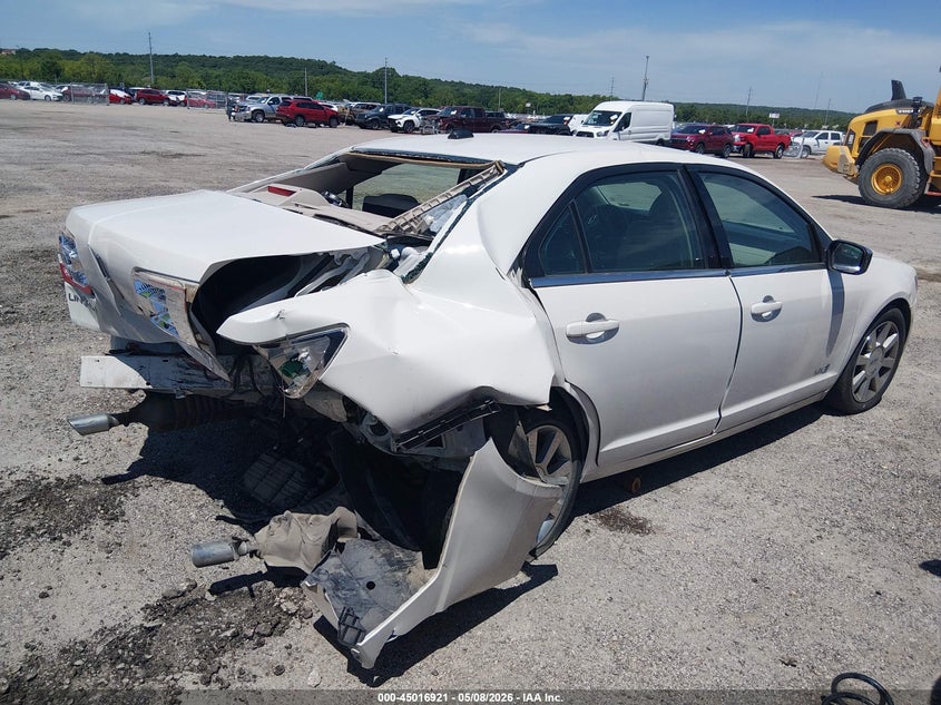 2008 LINCOLN MKZ auction photo 4