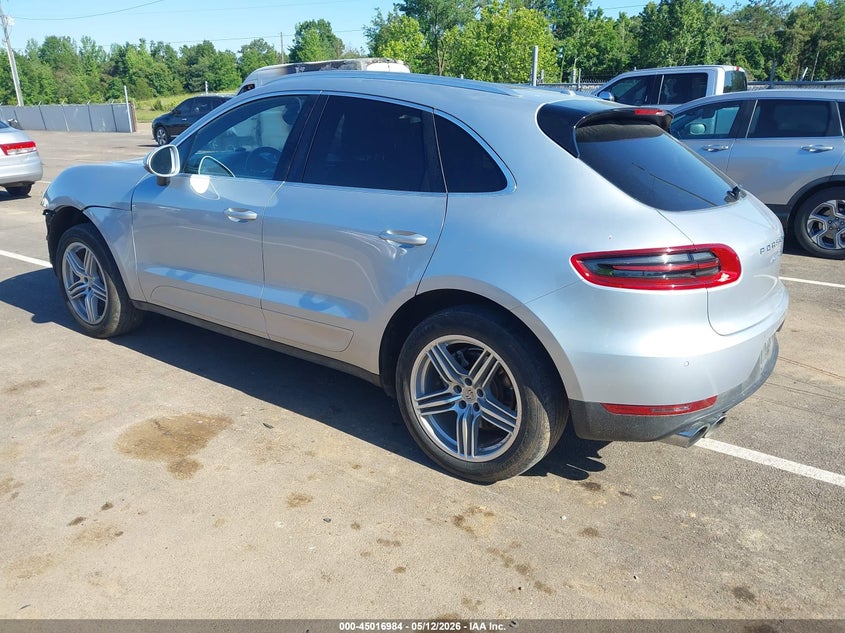 Vin: wp1ab2a55flb63964, lot: 45514467, porsche macan s 20153