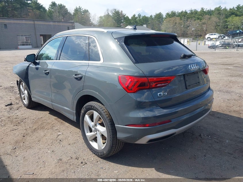 Vin: wa1aecf37l1049729, lot: 45514479, audi q3 premium 45 tfsi quattro tiptronic 20203