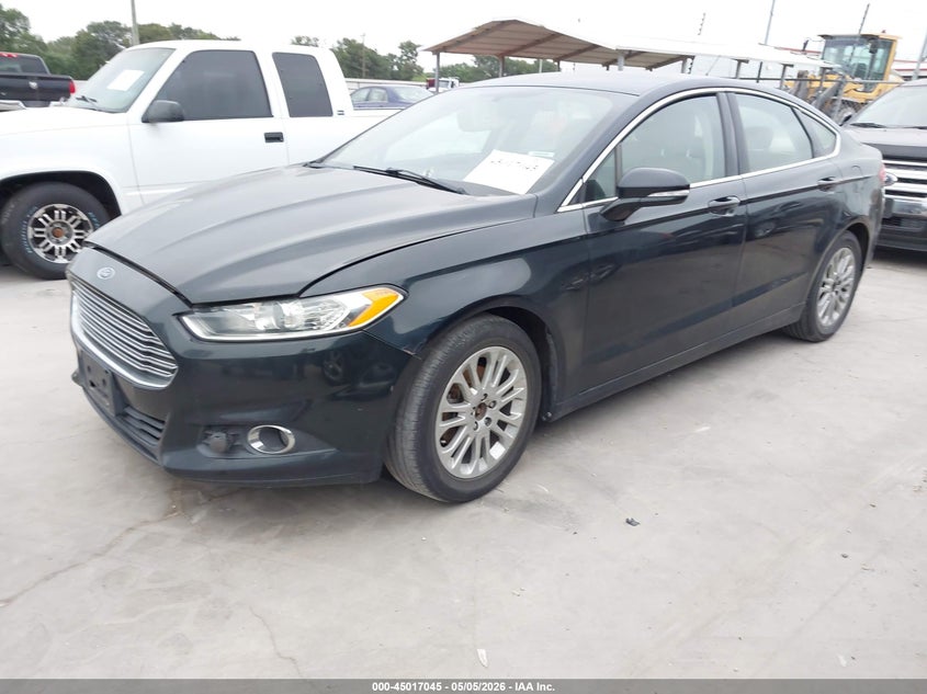 2014 Ford Fusion Se 3FA6P0HDXER273666 photo 1