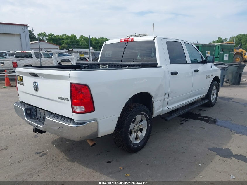 Vin: 3c6rr7kt9jg252556, lot: 45514570, ram 1500 tradesman  4x4 5'7 box 20184