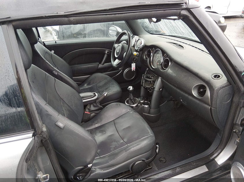 MINI COOPER S 2005 VIN WMWRH33575TF84623