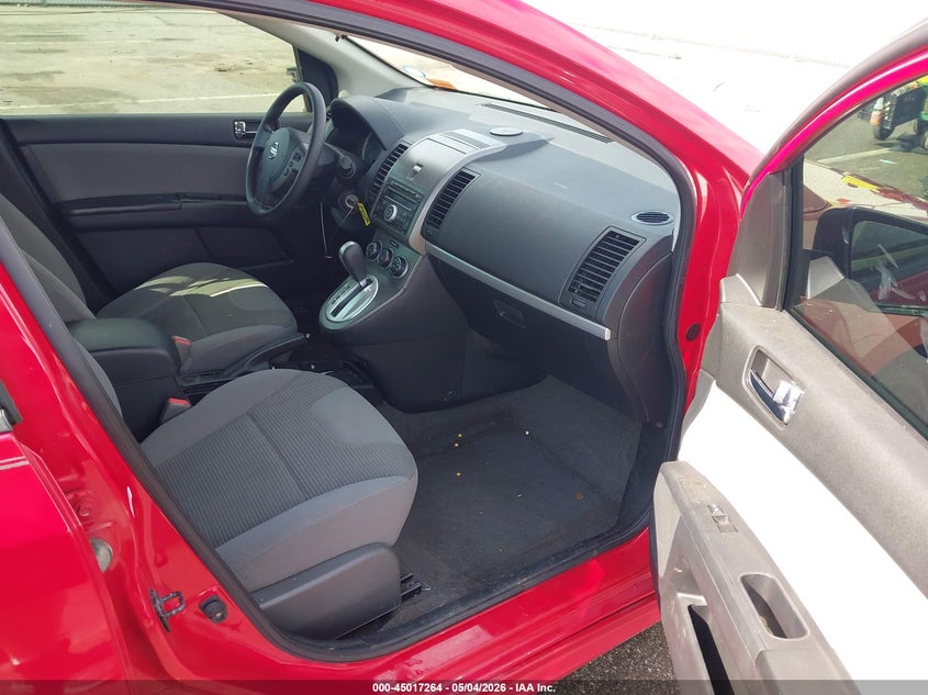 2012 Nissan Sentra 2.0 2.0 Sr red Lot 111045017264 Vin 3N1AB6AP7CL659068
