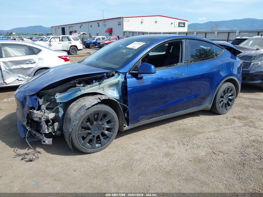 Vin: 5yjygdee1lf046016, lot: 45514781, tesla model y long range dual motor all-wheel drive 20202