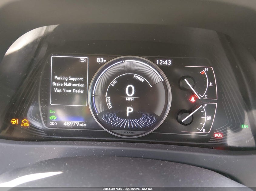 2023 Lexus Ux 250H Premium VIN: JTHP9JBH9P2066136 Lot: 45017446