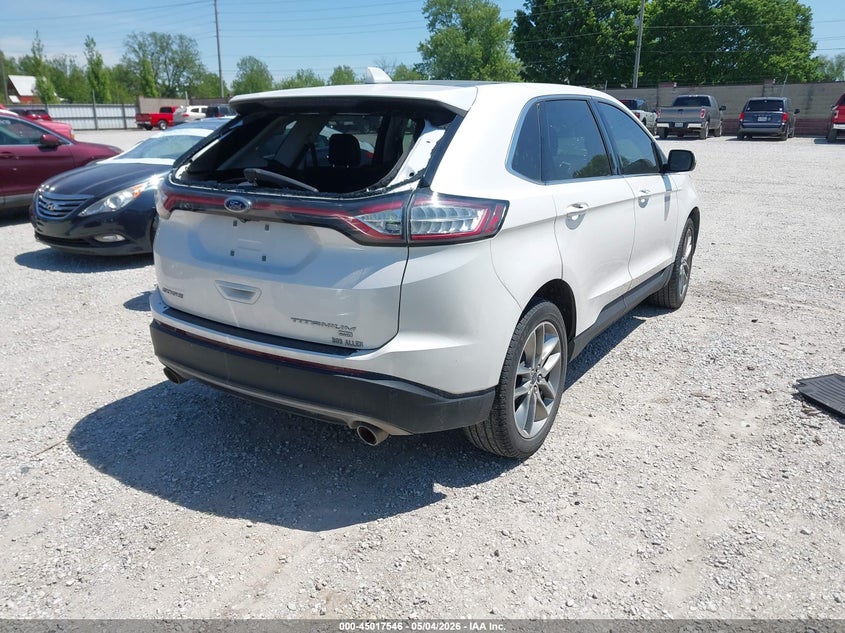 Vin: 2fmpk4k83hbc68551, lot: 45515028, ford edge titanium 20174