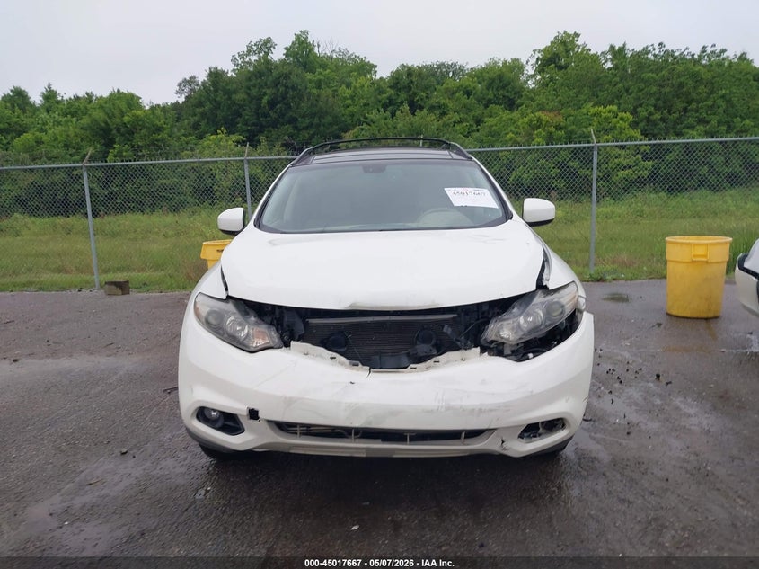 2013 Nissan Murano Sl VIN: JN8AZ1MU4DW200576 Lot: 45017667