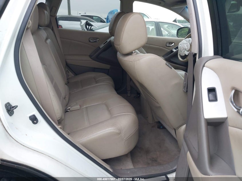 2013 Nissan Murano Sl VIN: JN8AZ1MU4DW200576 Lot: 45017667