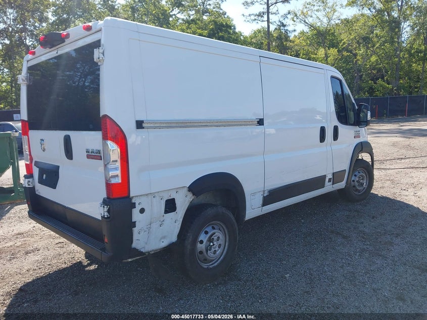Vin: 3c6trvag7le123809, lot: 45515216, ram promaster 1500 low roof 136 wb 20204
