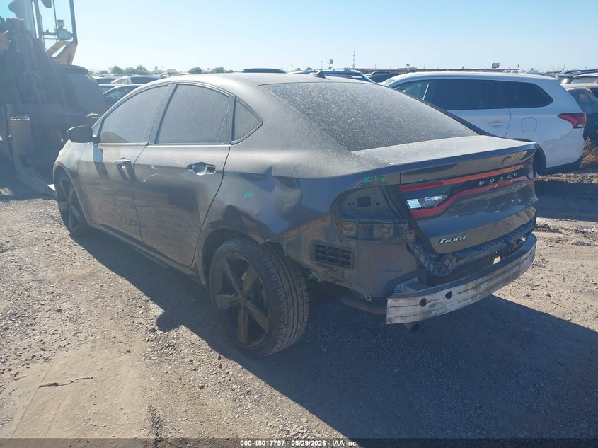 Vin: 1c3cdfbb3fd421669, lot: 45515240, dodge dart sxt 20153