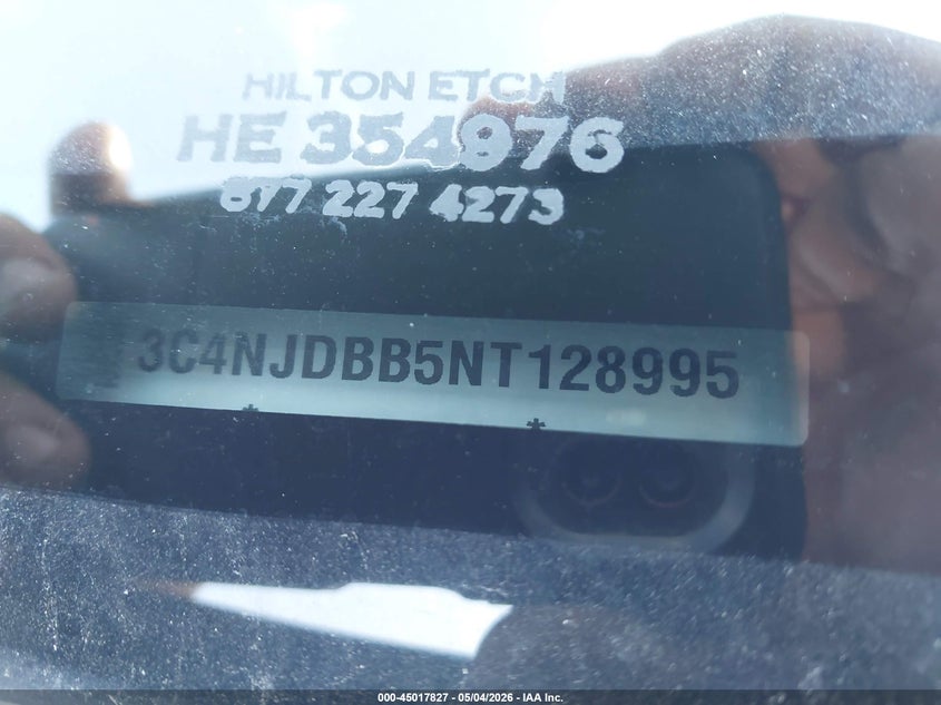 JEEP COMPASS 2022 VIN 3C4NJDBB5NT128995