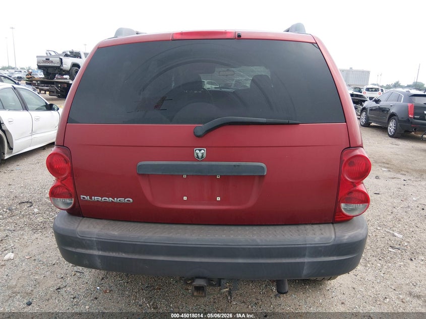 2006 Dodge Durango Sxt VIN: 1D4HD38K06F140797 Lot: 45018014