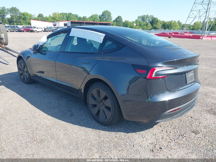 Vin: 5yj3e1ea9sf888788, lot: 45515508, tesla model 3 long range rear-wheel drive/standard rear-wheel drive 20253
