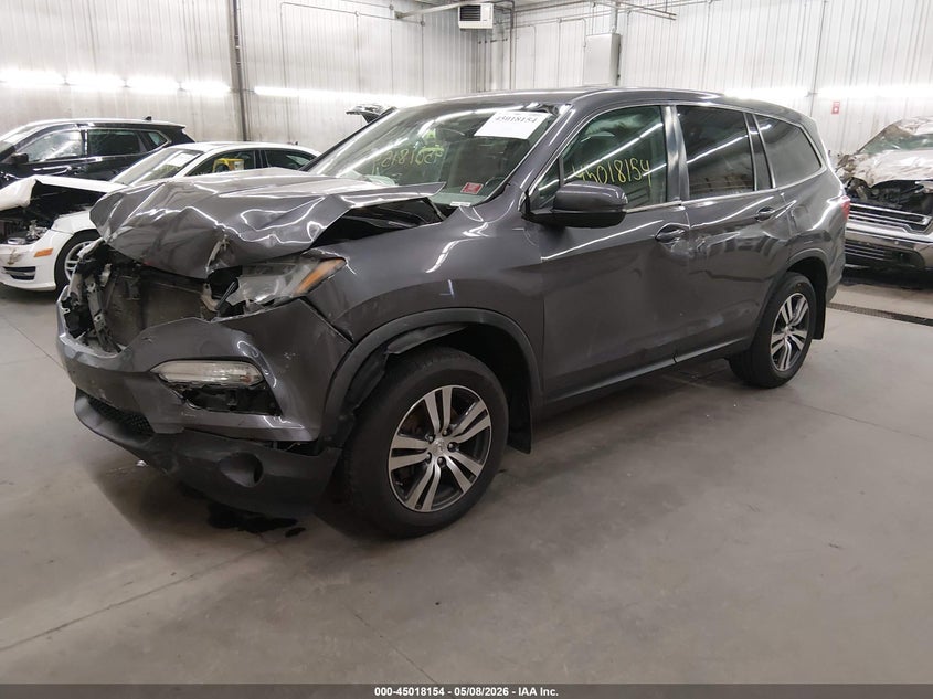 Vin: 5fnyf6h64hb053830, lot: 45515637, honda pilot ex-l 20172