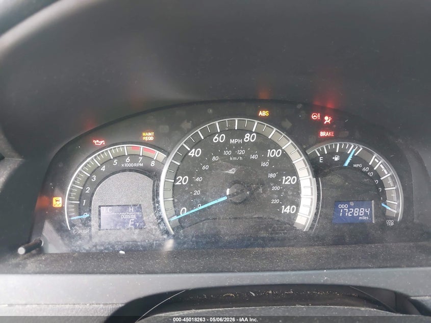 2013 TOYOTA CAMRY SEDAN 2.5L I-4 DOHC, VVT, 178HP