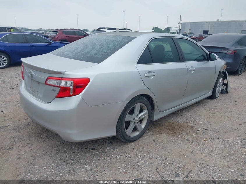 2013 TOYOTA CAMRY SEDAN 2.5L I-4 DOHC, VVT, 178HP