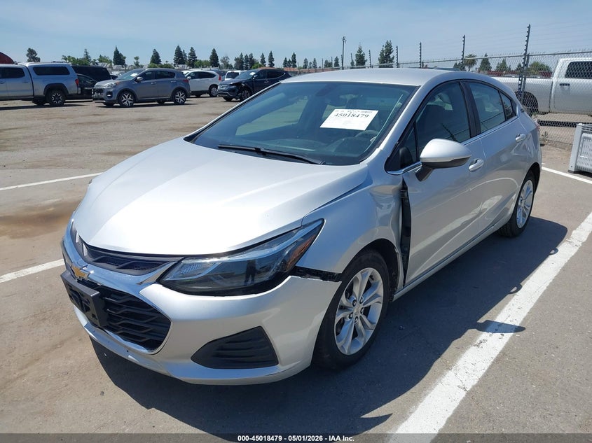 2019 Chevrolet Cruze Lt 3G1BE6SM4KS544938 photo 1