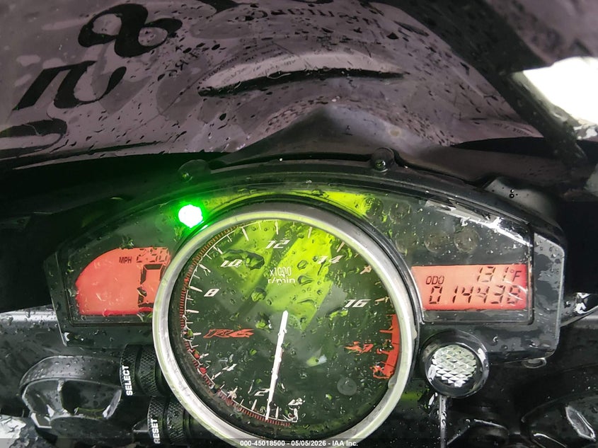 2012 Yamaha Yzfr6 VIN: JYARJ16E9CA027642 Lot: 45018500