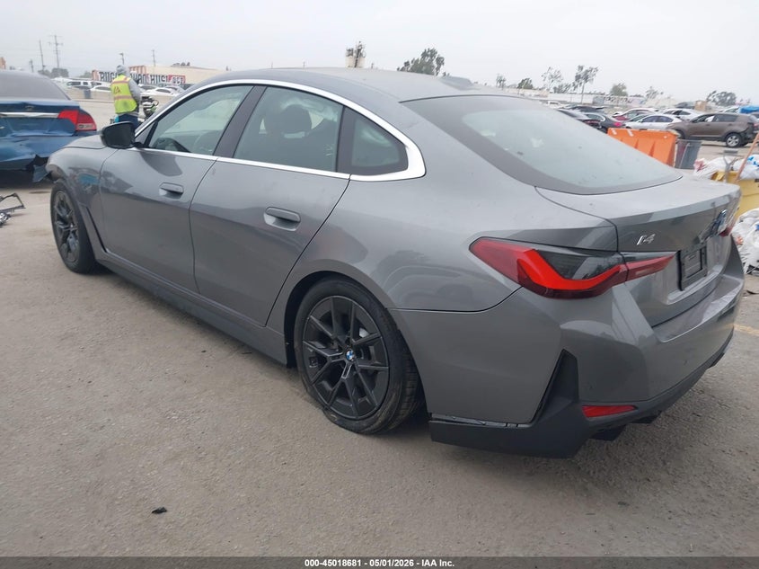 Vin: wby23hd08sfv67810, lot: 45516164, bmw i4 gran coupe edrive40 20253