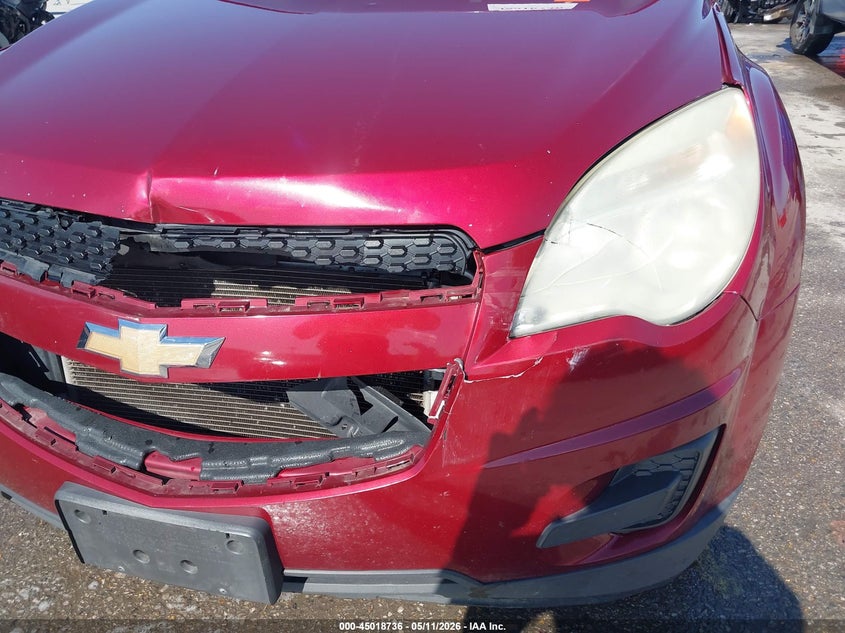 2012 Chevrolet Equinox 3.0 1Lt red Lot 111045018736 Vin 2GNFLEE51C6342398