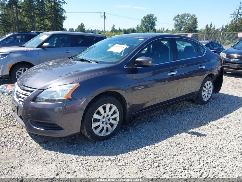 3N1AB7AP3EL688074 2014 NISSAN SENTRA S photo 1